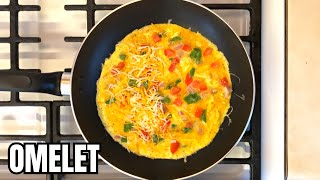 Cómo Hacer un Delicioso Omelet de verdura Fácil y Rápido [upl. by Mullane196]