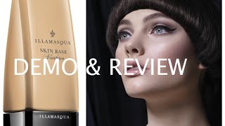 Illamasqua Skin Base Foundation Demo amp Review [upl. by Aisnetroh496]