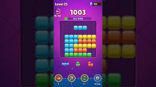 Block Match Puzzle Game  Level complete Gameplay [upl. by Chavaree]