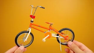 fun crafts to do at home Homemade miniature bicycle model made from recycled materials [upl. by Ives]