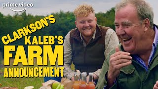 Jeremy and Kaleb Have Some Big News  Clarksons Farm  Prime Video Short [upl. by Kerwon406]