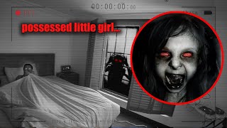 SECURITY CAMERA CATCHES POSSESSED GIRL TRYING TO CAPTURE ME she broke into my house [upl. by Plato988]