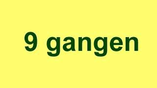 9 gangen sang  gangetabellen sanger [upl. by Harsho]