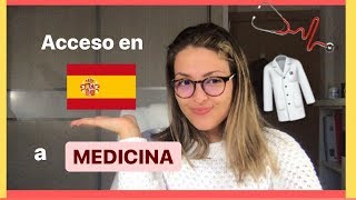 Como acceder a la UNIVERSIDAD en ESPAÑA MEDICINA😱📚 [upl. by Kariv526]