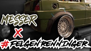 FELGENRENNINGER I MESSER FELGEN COLLAB I GOLF MK1  Mk2 VOOMERAN FELGEN [upl. by Maisel]