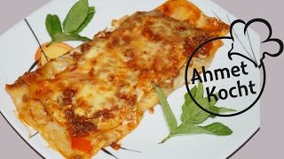 Rezept Lasagne  AhmetKocht  italienisch kochen  Folge 130 [upl. by Zere]