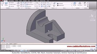 AutoCAD 3D Objects Modeling Tutorial for Beginners  AutoCAD 2010 [upl. by Tu]