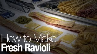 How to use Marcatos fresh pasta and ravioli machines [upl. by Alicirp]