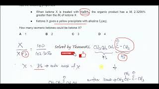 970111MJ24Q34 Cambridge International AS Level Chemistry MayJune 2024 Paper 11 Q34 [upl. by Sedlik]