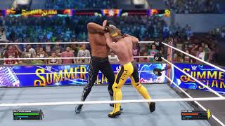 WWE 2K23 Gameplay  Hollywood Hogan Vs Logan Paul [upl. by Herring]