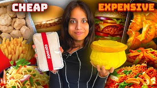 EXTREME Cheap VS Expensive Food Challenge 😱😱 [upl. by Anwad]