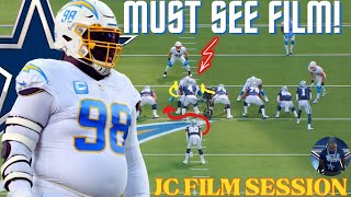 Dissecting Linval Joseph  JC Film Session 🔥 [upl. by Nyrahs]