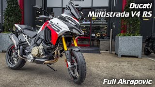 Ducati Multistrada V4RS with Full Akrapovic System [upl. by Yroj]