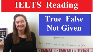 IELTS Reading Tips True False Not Given [upl. by Rennold]