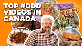 Top 5 DDD Videos in Canada with Guy Fieri  Diners DriveIns and Dives  Food Network [upl. by Ahseet]