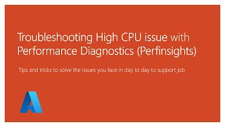 Troubleshooting High CPU issues in Azure VM  Perfinsights [upl. by West]