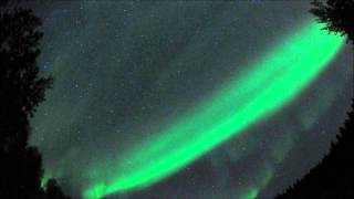 Northern lights over Fairbanks Alaska September 18 2012 [upl. by Cormier]