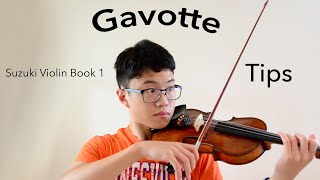 Gavotte  Suzuki Violin Book 1 Tips [upl. by Stanzel]