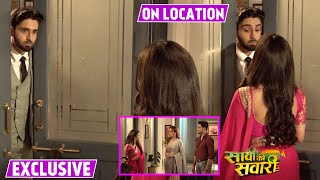 Saavi Ki Savaari Today On Location Nityam Ka Saavi Ke Liye ROMANTIC Surprise [upl. by Suqram]