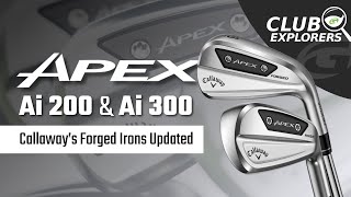 2024 Callaway Apex Ai200 and Ai300 Irons Reviewed [upl. by Amice]