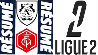 FC Annecy  Amiens SC 30 Résumé  Ligue 2  20242025 [upl. by Ahtan]