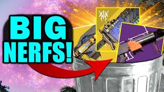 Wow Bungie is Nerfing some of the Best Weapons in Destiny 2 [upl. by Gotthelf13]