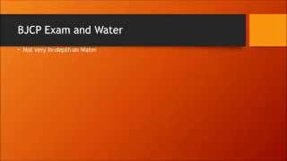 Free BJCP Prep Course Class 5 Water [upl. by Herbst66]