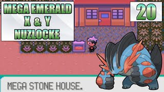 Mega Stone House  Part 20  Pokemon Mega Emerald X amp Y Nuzlocke [upl. by Lenora]