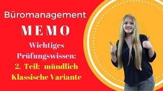 Prüfung Klassische Variante Büromanagement Kauffrau und Kaufmann [upl. by Eitsyrhc]