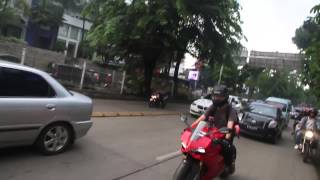 Ducati 1199 Panigale S TestRide  Jakarta Indonesia Termignoni Exhaust [upl. by Ellison420]