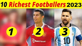 Top 10 Richest Footballers 2024 [upl. by Ahsieyk645]