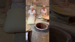 The art of baking Armenian Lavash bread [upl. by Alyak36]