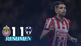 CHIVAS 11 MONTERREY J10  DRAMÁTICO empate en territorio ROJIBLANCO [upl. by Ettenay186]