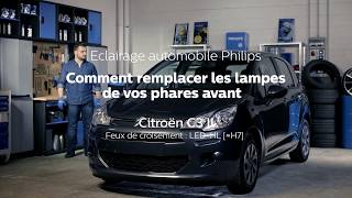 PHILIPS TUTO  Comment remplacer les lampes de votre Citroen C3 II [upl. by Laurena107]