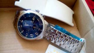 TEVISE 9008G Business Men Automatic Mechanical Watch  BLUE [upl. by Skill]