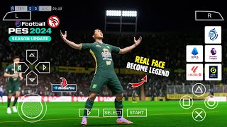 RELEASE  eFootball PES 2024 PPSSPP Mod BRI Liga 1 Indonesia amp Liga Eropa di Android Terbaru 2023 [upl. by Leeanne]