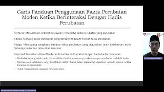 KONSEP2024  GARIS PANDUAN BERINTERAKSI DENGAN HADISHADIS PERUBATAN K029 [upl. by Rosabel]