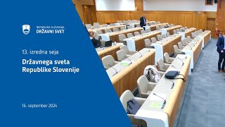 13 izredna seja Državnega sveta Republike Slovenije [upl. by Nomal]