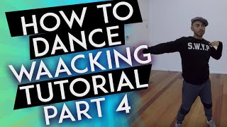 How to Dance for Beginners Waacking Tutorial  Part 4 [upl. by Nalym374]