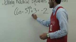 Algebra 2  Radical Equations [upl. by Linsk]