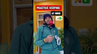 Wicket keeping practice 😍🏏  Top Drills at home 🏠  you must try  cricket shorts [upl. by Modeerf]