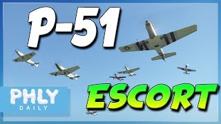 P51 ESCORT Mission  Protect the B17 BOMBERS War Thunder [upl. by Tyrone]