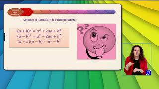 TeleŞcoala Matematică clasa a VIIIa – Calcul algebric Formule de calcul prescurtat TVR2 [upl. by Dilisio]