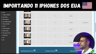 Fui Taxado em 11 Iphones Importados dos EUA 2023 [upl. by Iah]