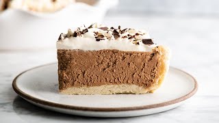 Homemade French Silk Pie From Scratch [upl. by Hawkins]