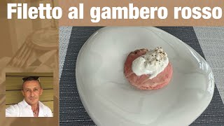 Filetto in CBT con gambero rosso e burrata [upl. by Odnalra406]