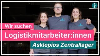 👩👨‍🦰 Arbeiten im Asklepios Zentrallager❗Logistikmitarbeiterinnen 👍  Asklepios [upl. by Lua]