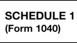 How to find Schedule 1 Additional Income and Adjustments to income for 1040 online [upl. by Tatum]