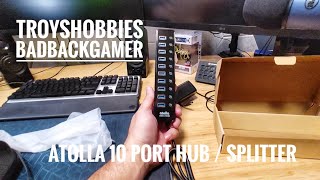 Atolla 10 Port USB 30 Hub  Splitter 2022 [upl. by Ravo]