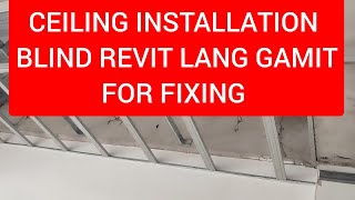 Blind Revit lang ang gamit sa pag fix ng Ceiling [upl. by Filippa]